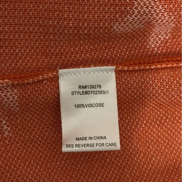 Daniel Rainn Women’s Orange Floral Cardigan Size Small - Picture 7 of 11